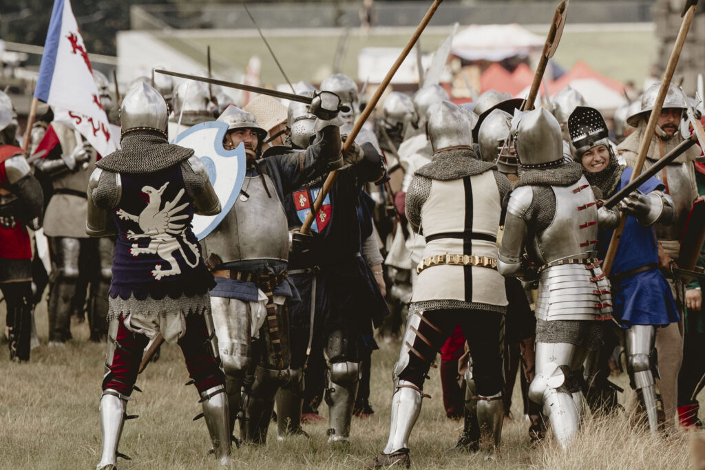 Die bedeutende Schlacht von Grunwald in der Nähe von Szwarcenowo