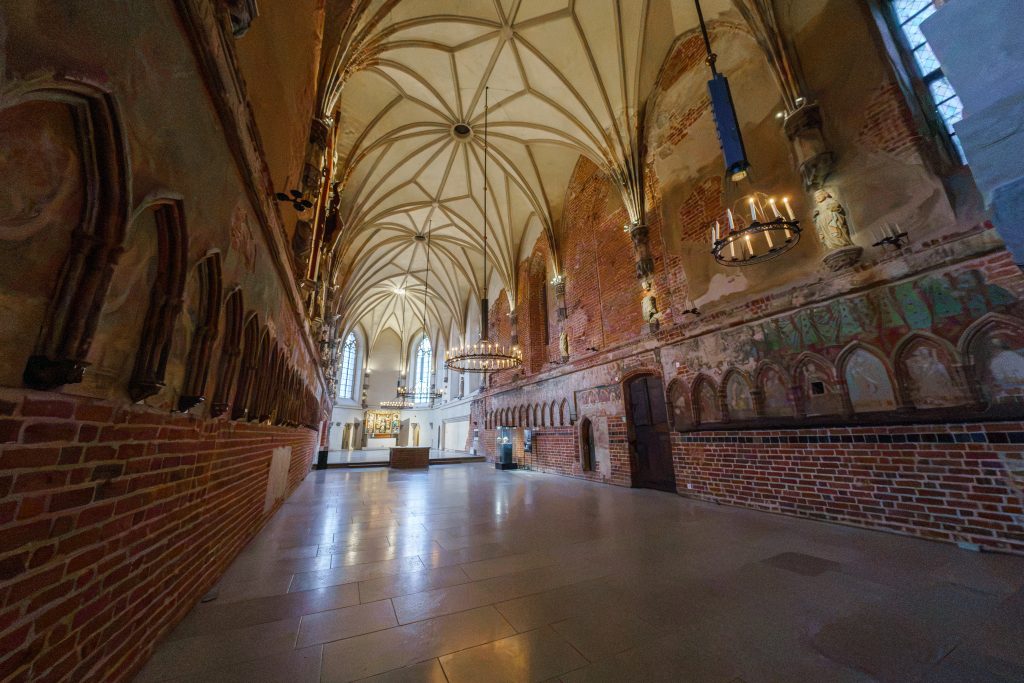 Gotischer Innenraum der Marienburg in Malbork